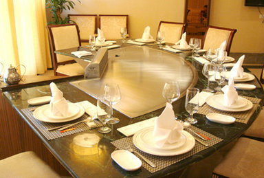 Application of Sector Teppanyaki Table Equipment For Hotel